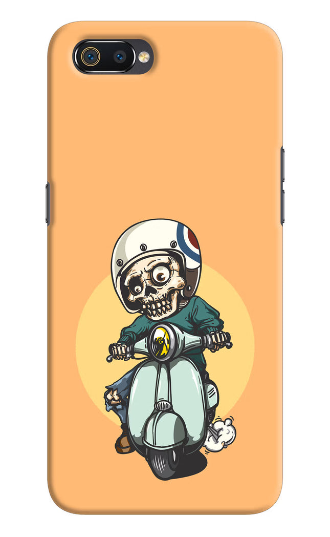 Undead Biker Realme C2 Hard Case Back Cover by Casekaro