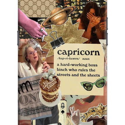 Capricorn Zodiac Realme C2 Hard Case Back Cover by Casekaro