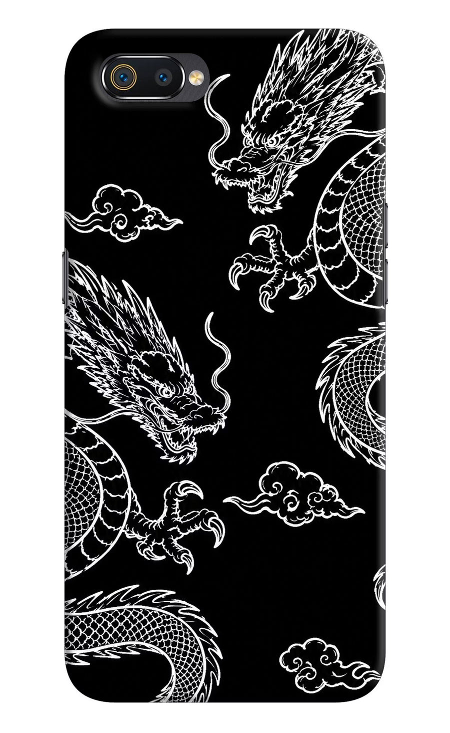 Twin Dragons Realme C2 Back Cover, Hard case