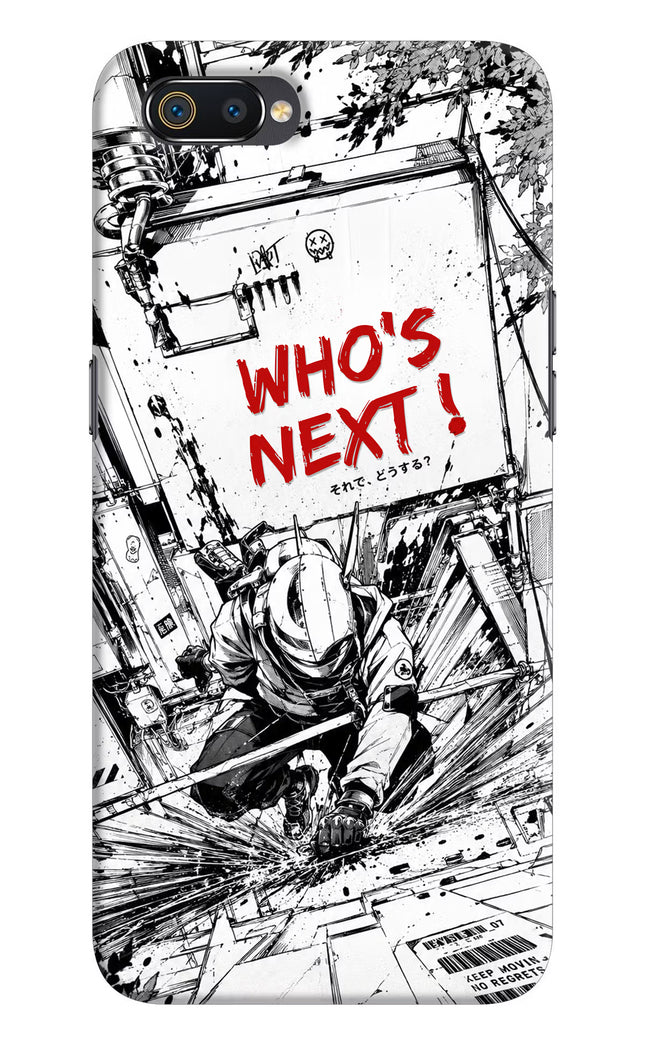 Who's Next Realme C2 Hard Case Back Cover by Casekaro