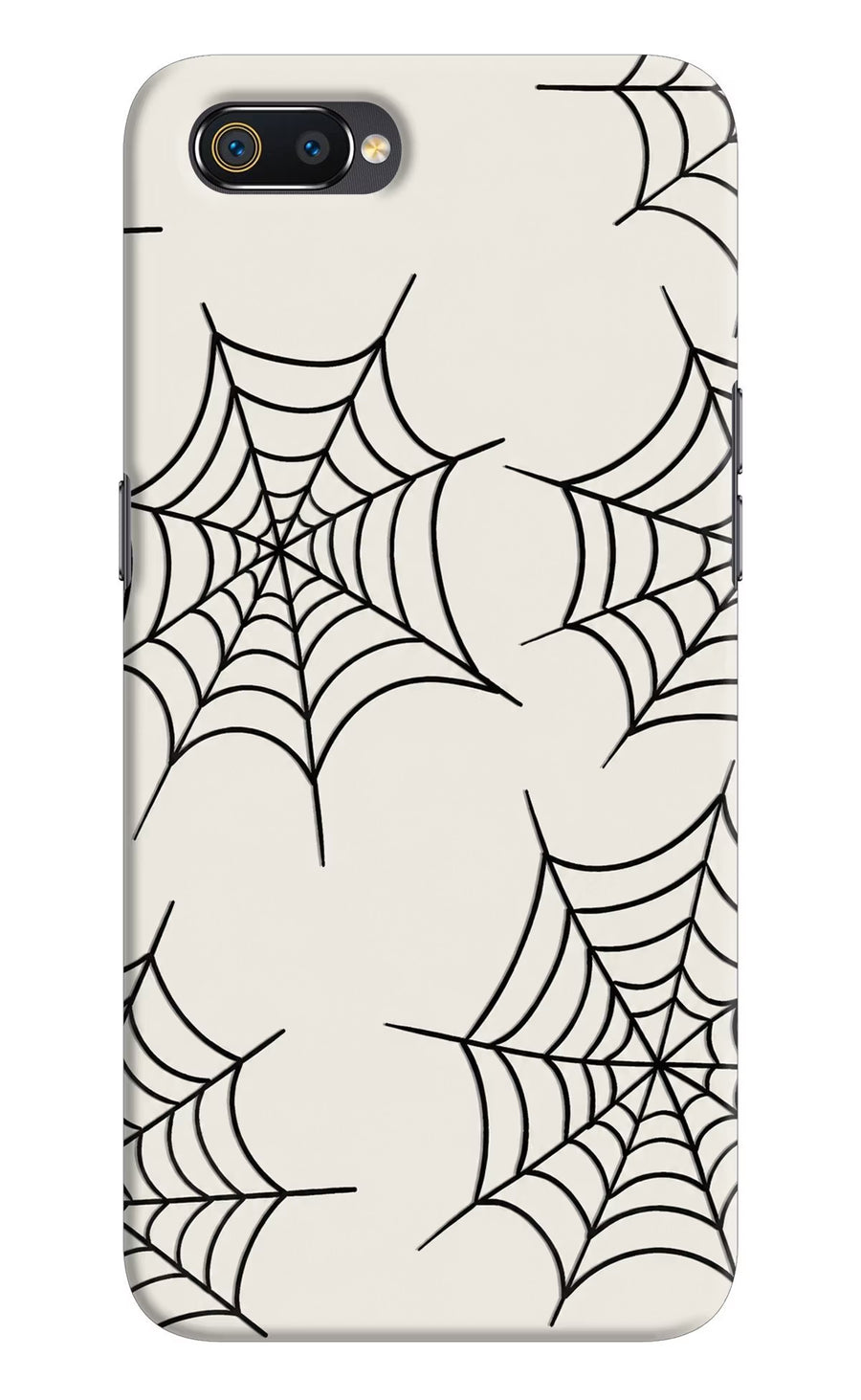 Spider Web Realme C2 Back Cover, Hard case