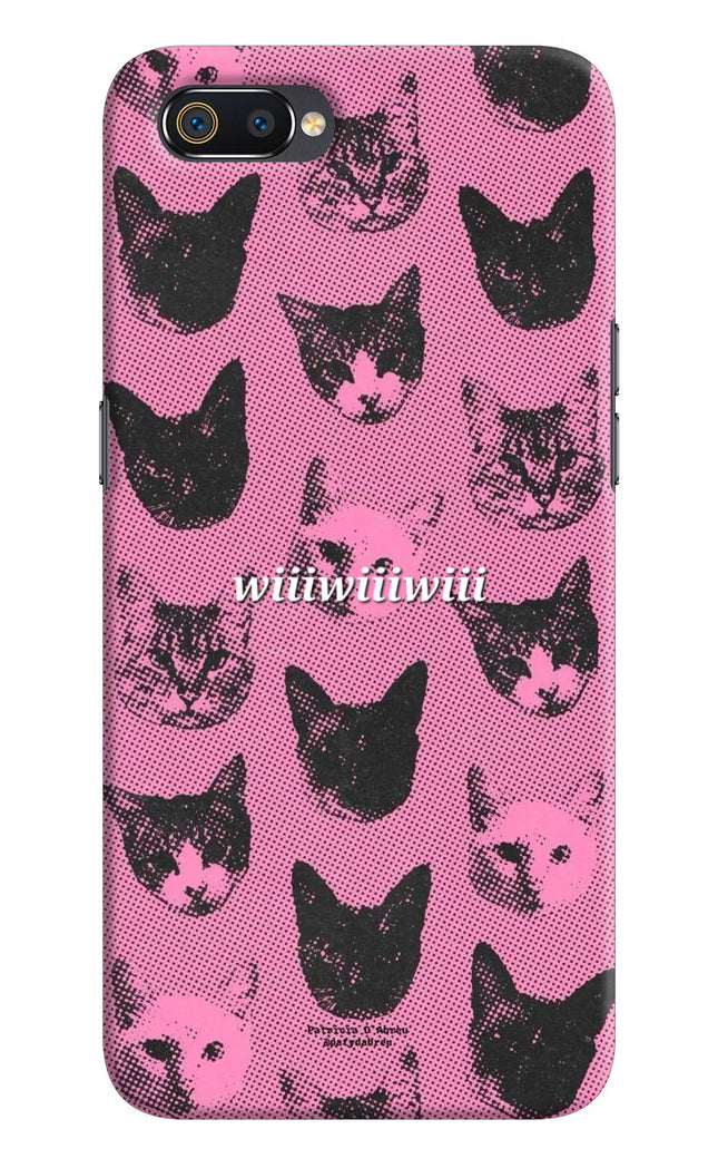 Pink Cats Realme C2 Hard Case Back Cover by Casekaro