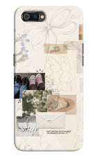 Soft Aesthetic Realme C2 Hard Case Back Cover by Casekaro
