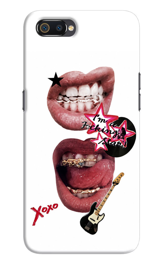 Rockstar Realme C2 Hard Case Back Cover by Casekaro