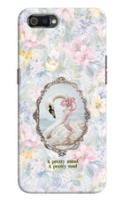 Pretty Mind Pretty Soul Realme C2 Hard Case Back Cover by Casekaro