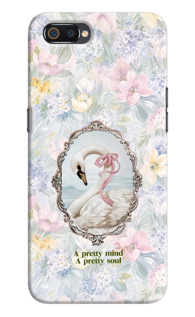 Pretty Mind Pretty Soul Realme C2 Hard Case Back Cover by Casekaro