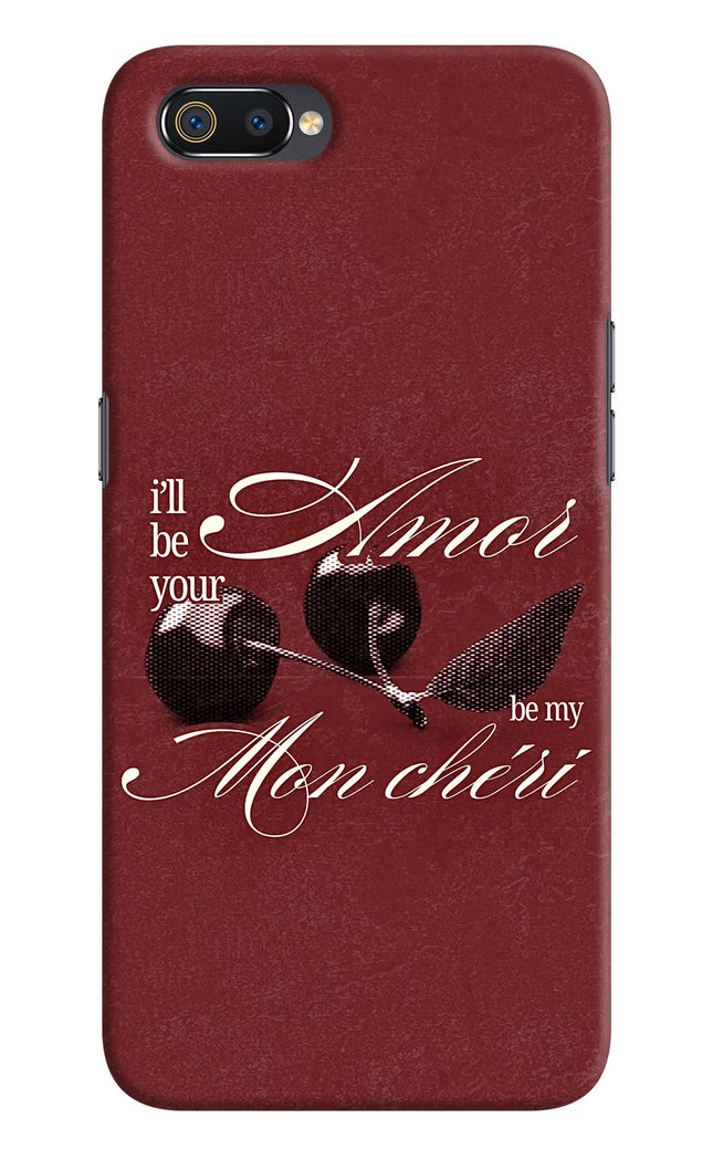 Velvet Cherry Realme C2 Hard Case Back Cover by Casekaro
