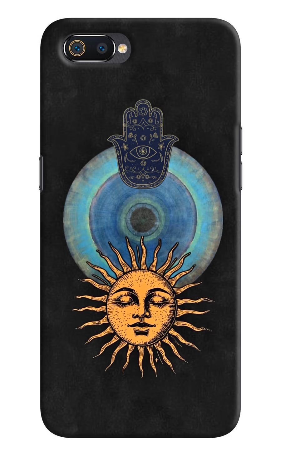 Divine Sun Realme C2 Back Cover, Hard case