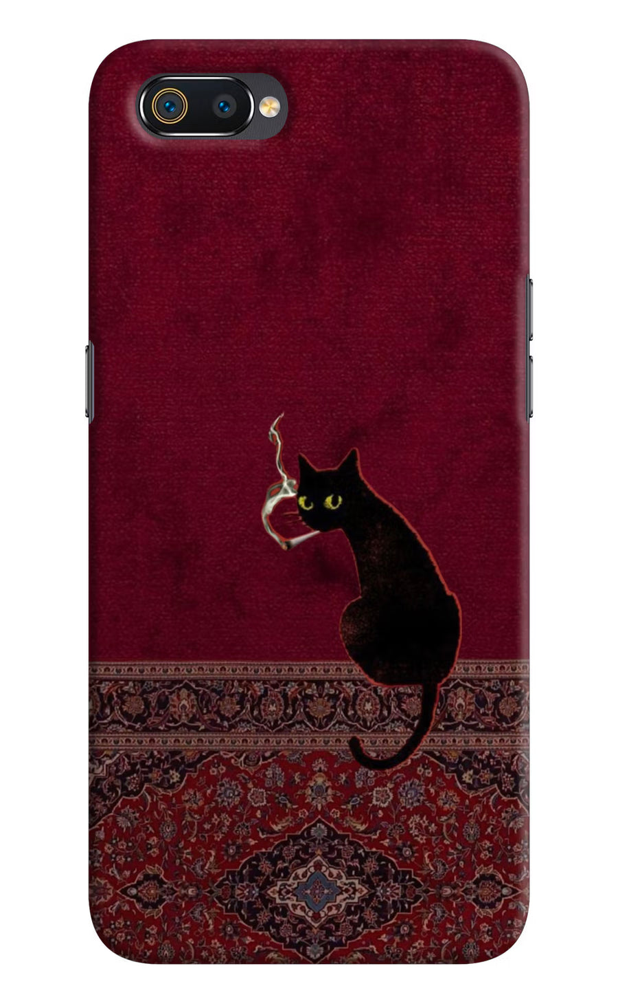 Midnight Cat Realme C2 Back Cover, Hard case