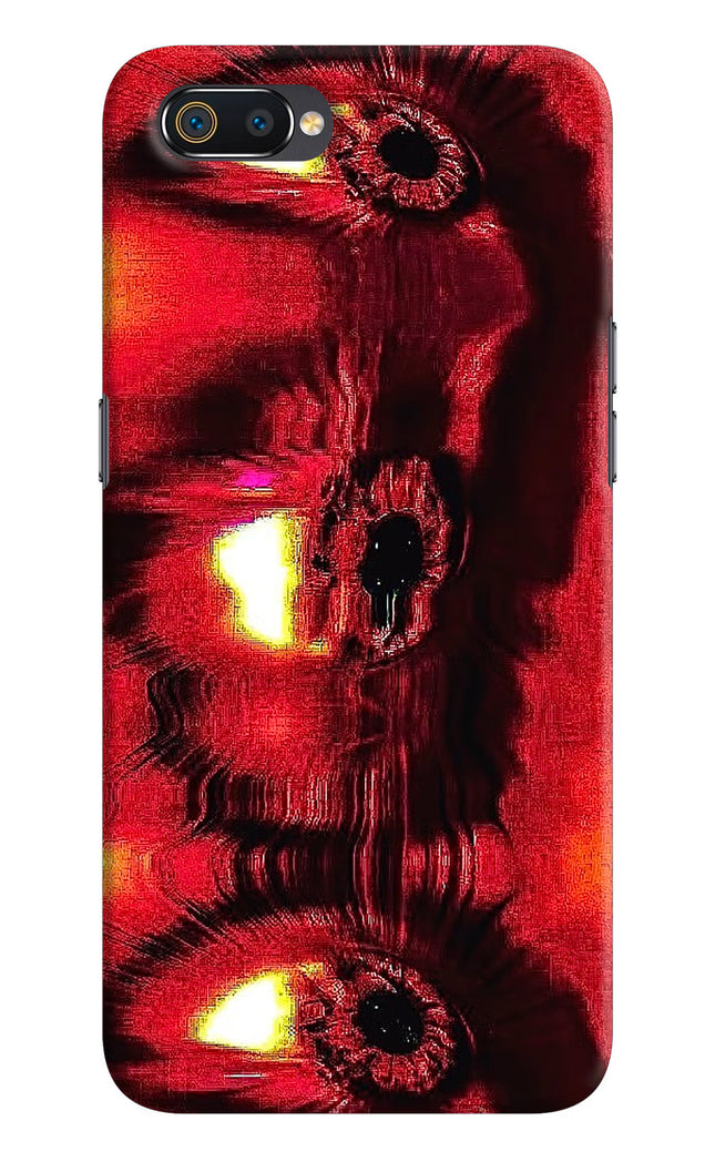 Fire Eye Realme C2 Hard Case Back Cover by Casekaro