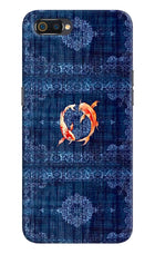 Koi Blue Realme C2 Hard Case Back Cover by Casekaro