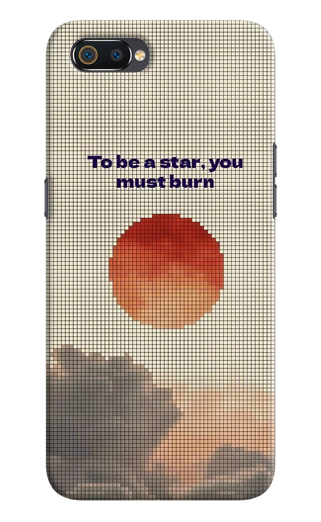 Pixel Sun Realme C2 Hard Case Back Cover by Casekaro