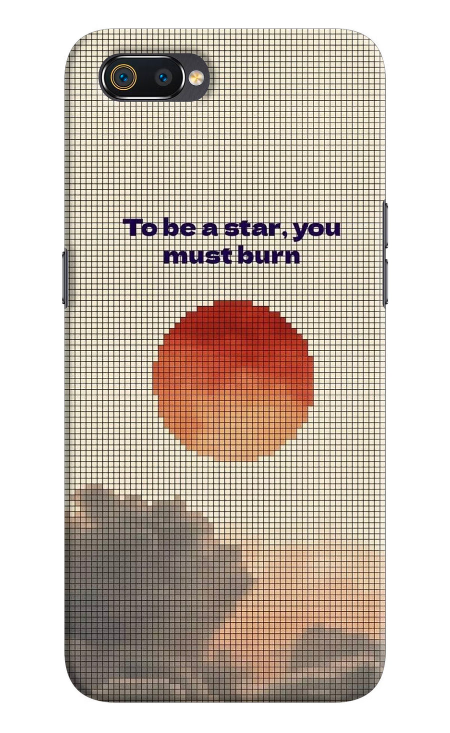 Pixel Sun Realme C2 Back Cover, Hard case