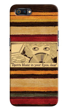 Vinyl Stripes Realme C2 Hard Case Back Cover by Casekaro