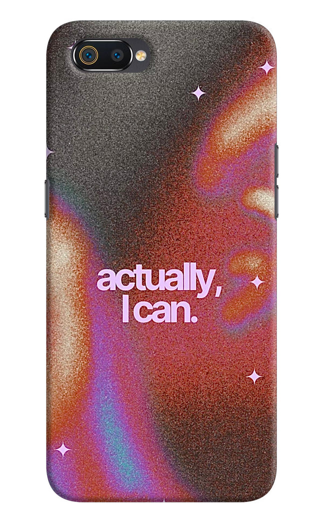 Pink Aura Realme C2 Hard Case Back Cover by Casekaro