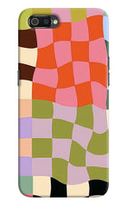 Wavy Grid Realme C2 Hard Case Back Cover by Casekaro
