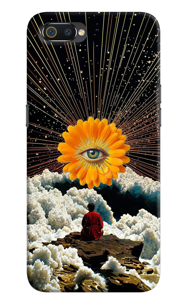 Cosmic Flower Realme C2 Hard Case Back Cover by Casekaro