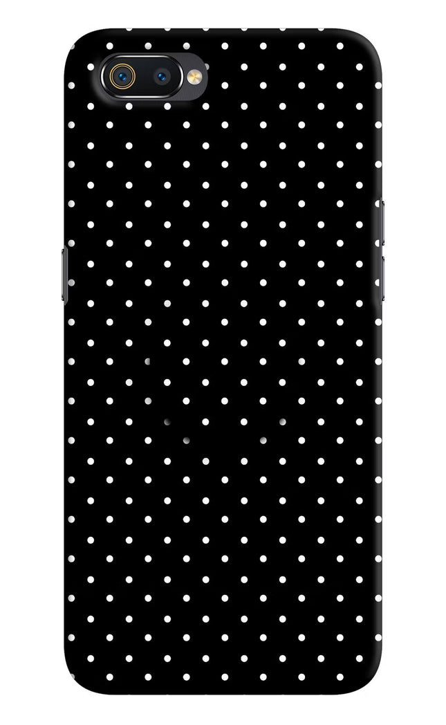 White Dots Realme C2 Pop Case by Casekaro
