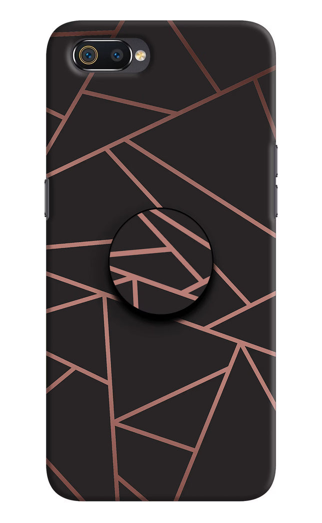 Geometric Pattern Realme C2 Pop Case by Casekaro
