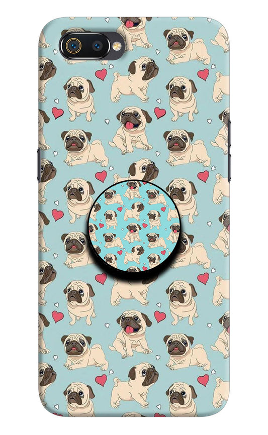 Pug Dog Realme C2 Pop Case by Casekaro