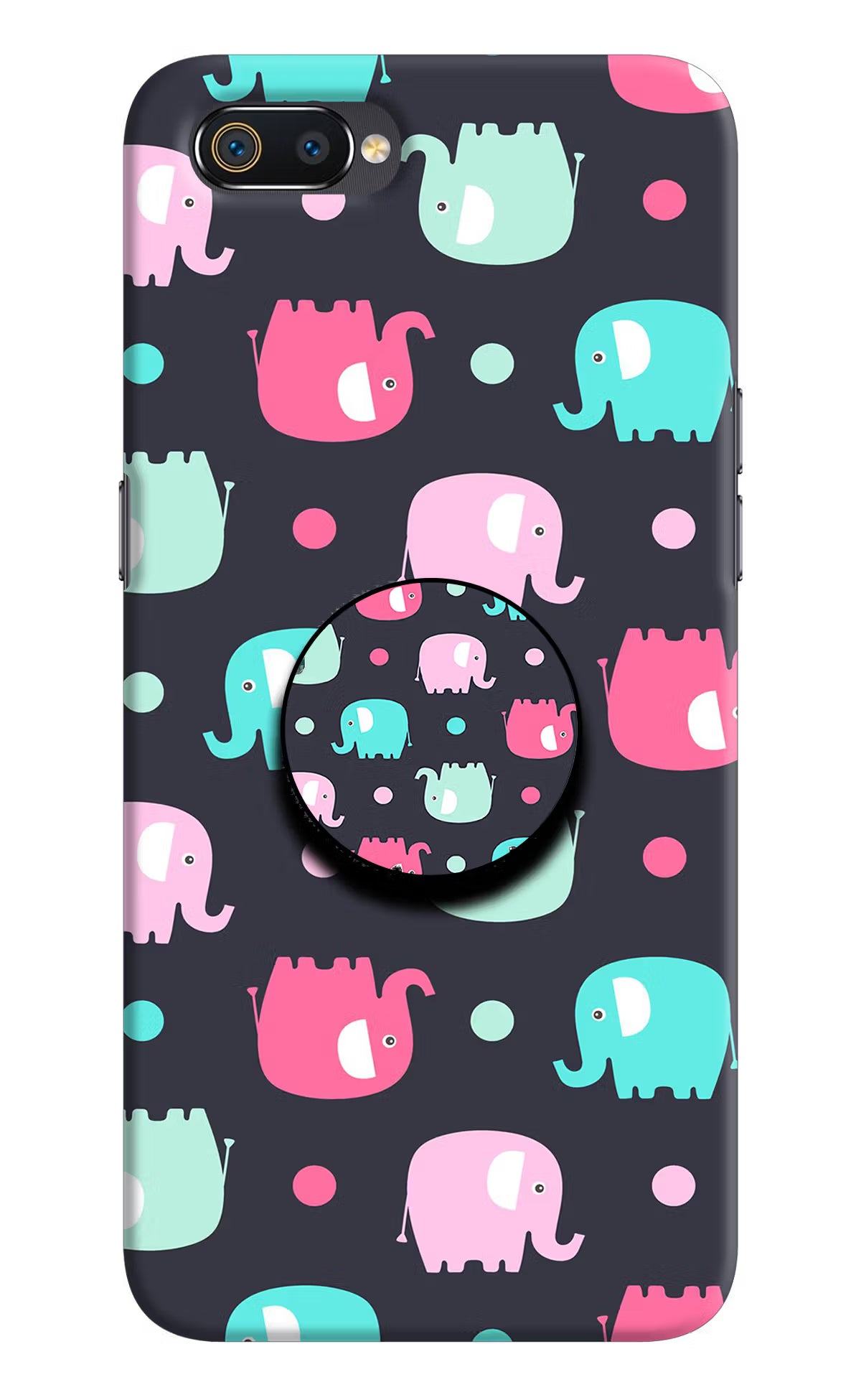 Baby Elephants Realme C2 Pop Case by Casekaro