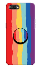 Rainbow Realme C2 Pop Case by Casekaro