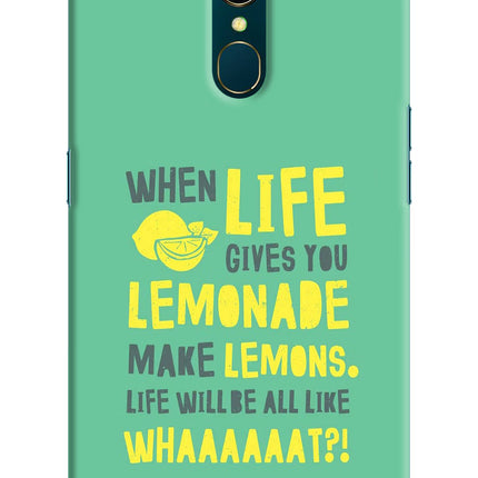 Quote Oppo A9 Hard Case Back Cover by Casekaro