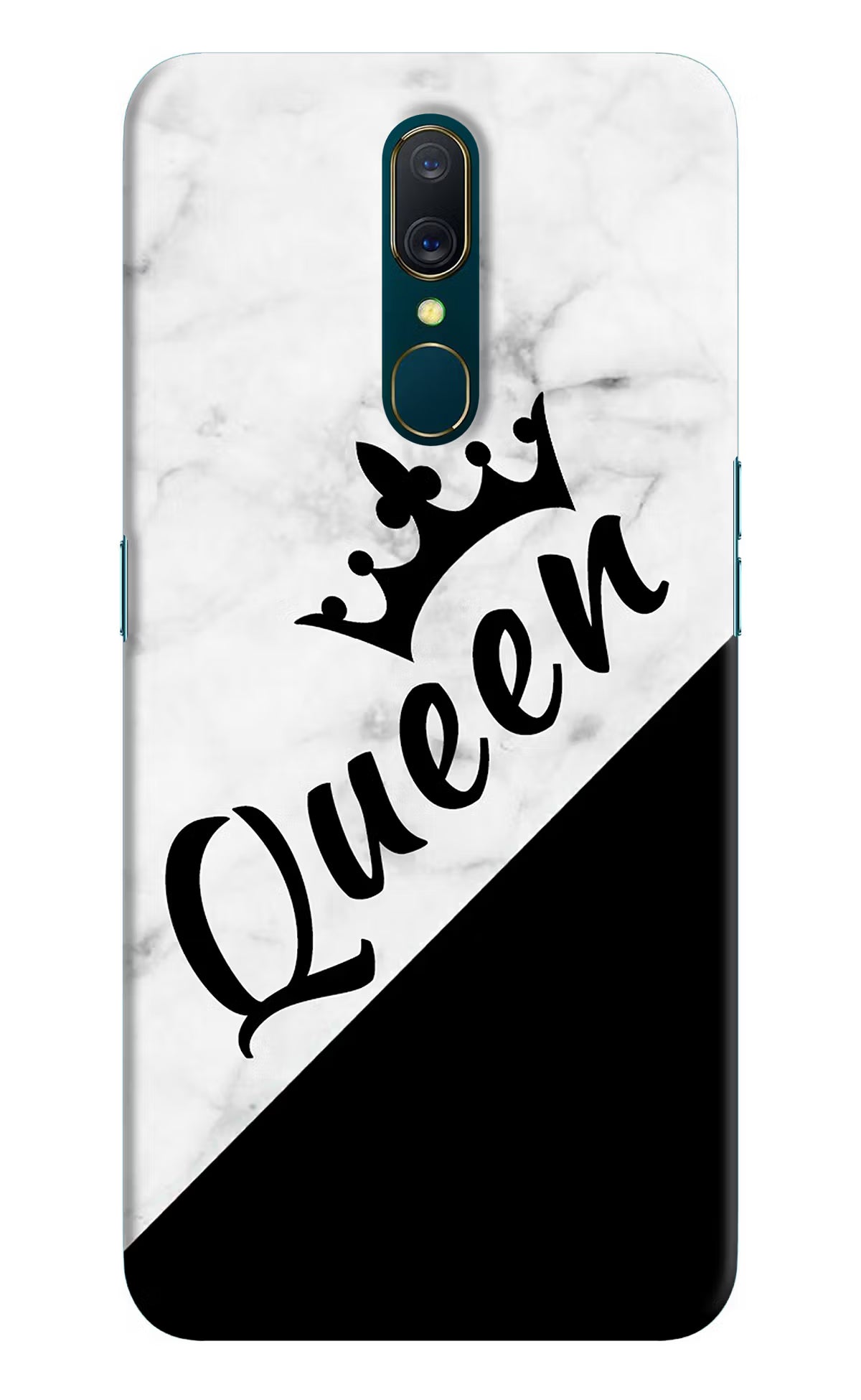 Queen Oppo A9 Hard Case Back Cover by Casekaro