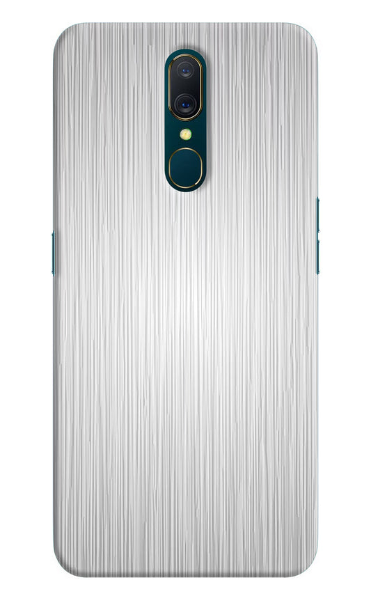 Wooden Grey Texture Oppo A9 Hard Case Back Cover by Casekaro
