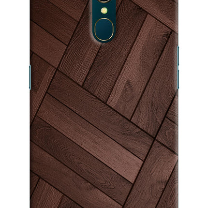 Wooden Texture Design Oppo A9 Hard Case Back Cover by Casekaro
