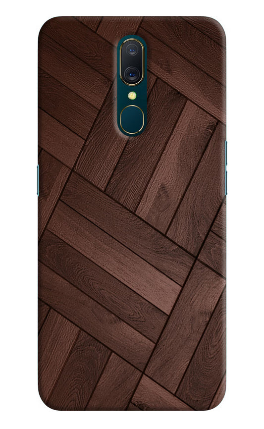 Wooden Texture Design Oppo A9 Hard Case Back Cover by Casekaro