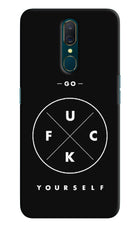 Go Fuck Yourself Oppo A9 Hard Case Back Cover by Casekaro