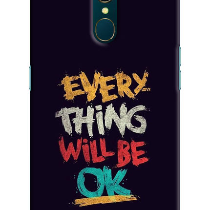 Everything Will Be Ok Oppo A9 Hard Case Back Cover by Casekaro