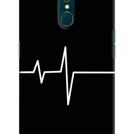 Heart Beats Oppo A9 Hard Case Back Cover by Casekaro