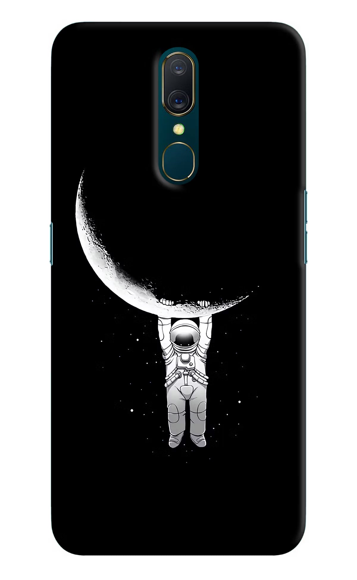 Moon Space Oppo A9 Hard Case Back Cover by Casekaro