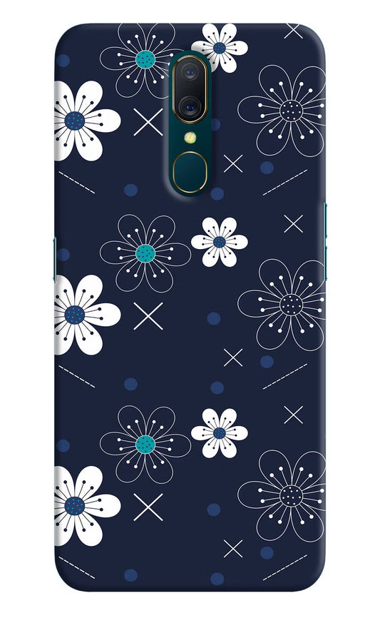 Flowers Oppo A9 Hard Case Back Cover by Casekaro