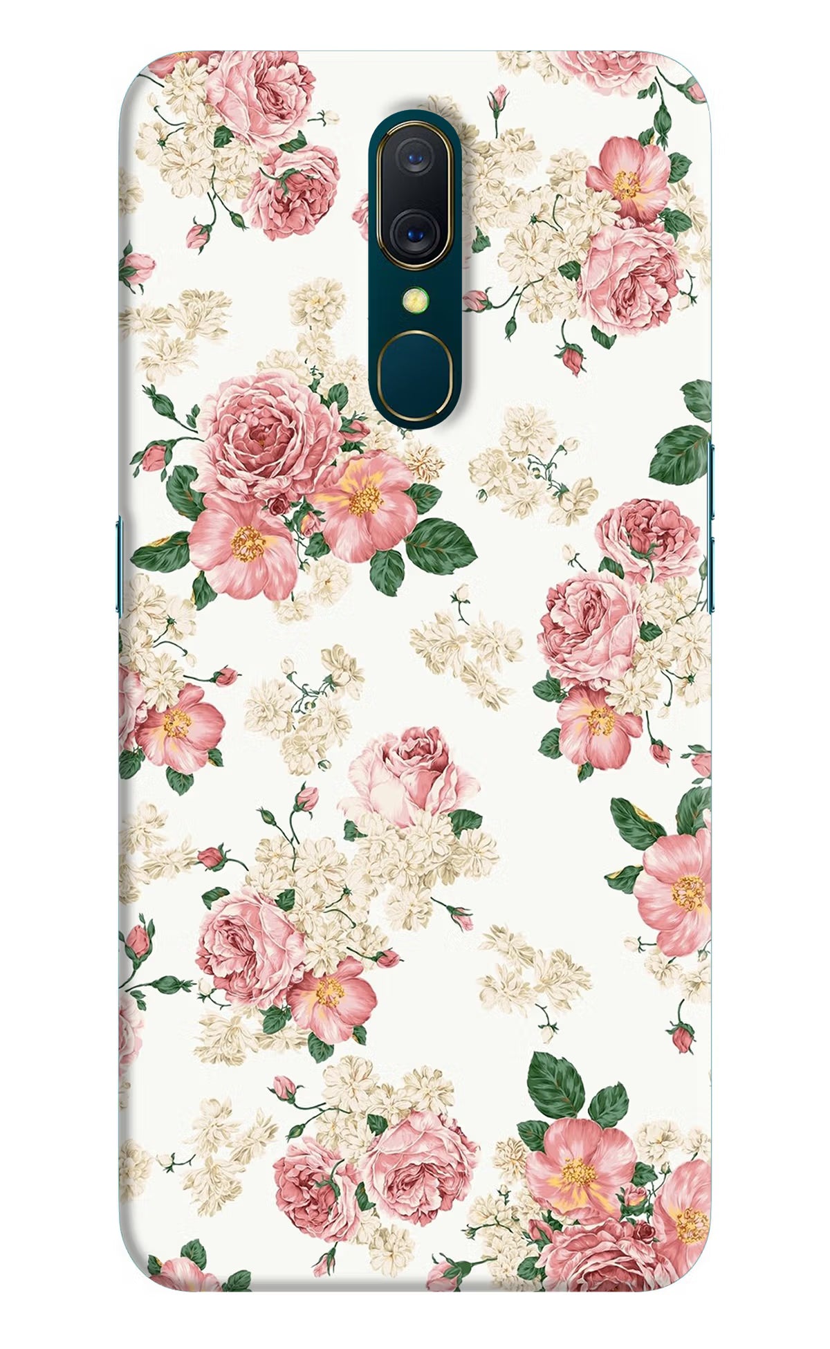 Flowers Oppo A9 Hard Case Back Cover by Casekaro