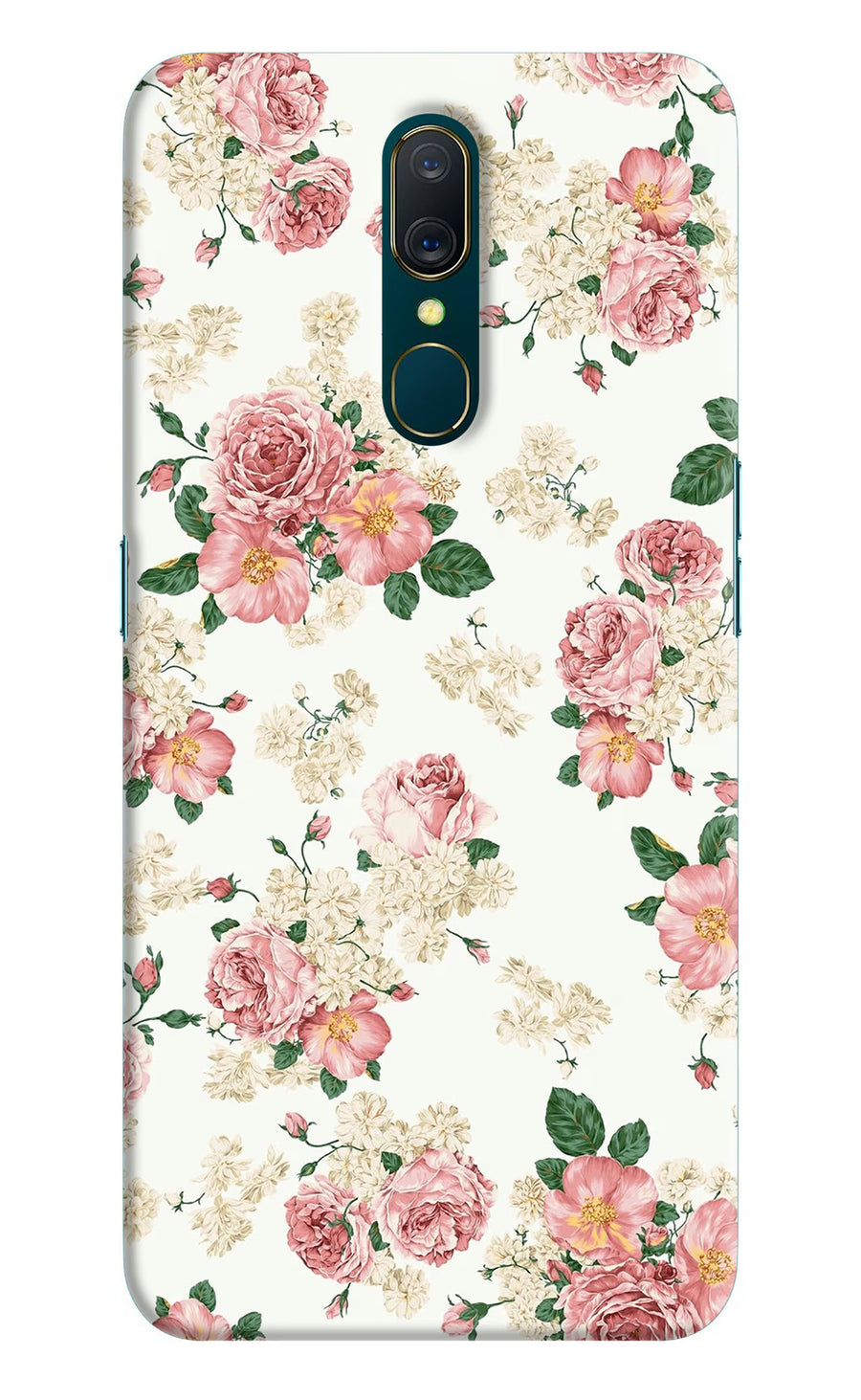 Flowers Oppo A9 Back Cover, Hard case