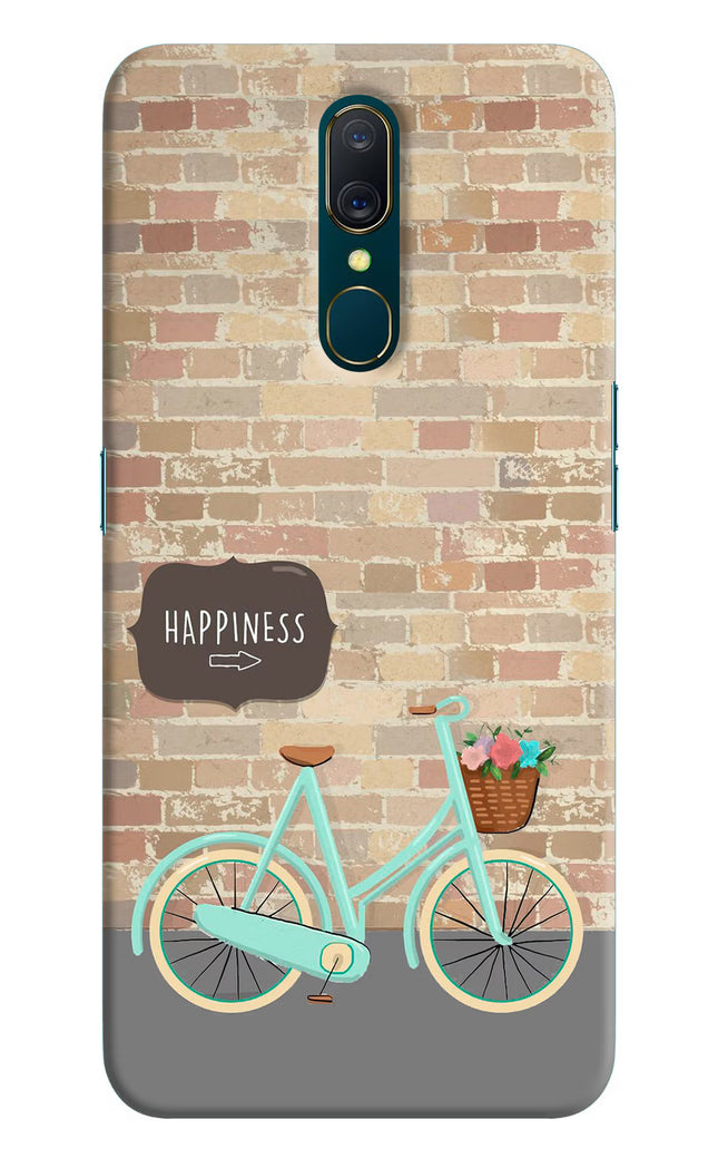 Happiness Artwork Oppo A9 Hard Case Back Cover by Casekaro