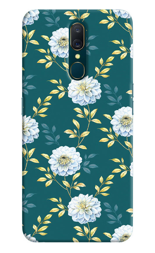Flowers Oppo A9 Hard Case Back Cover by Casekaro