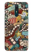 Cinema Abstract Oppo A9 Hard Case Back Cover by Casekaro