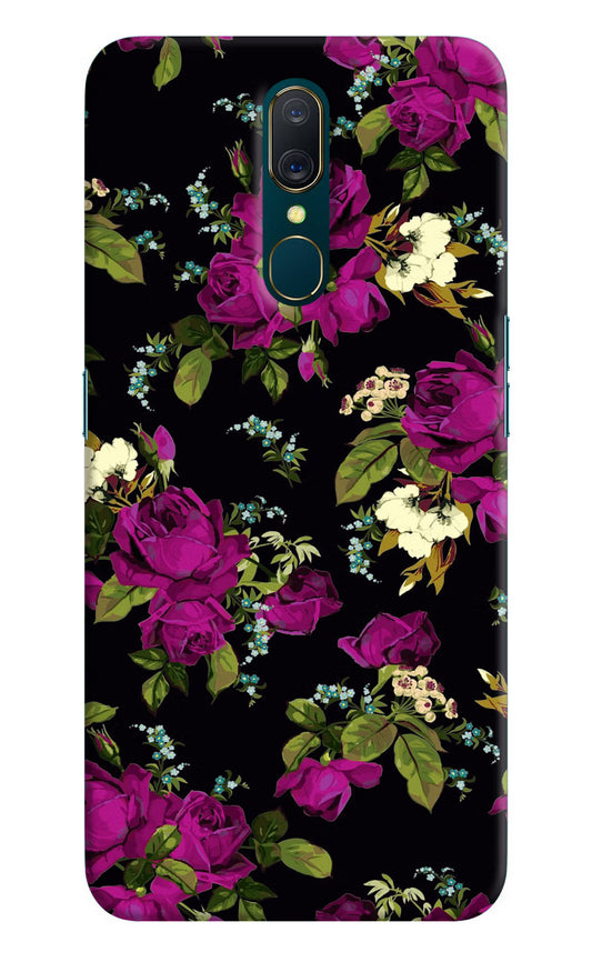 Flowers Oppo A9 Hard Case Back Cover by Casekaro