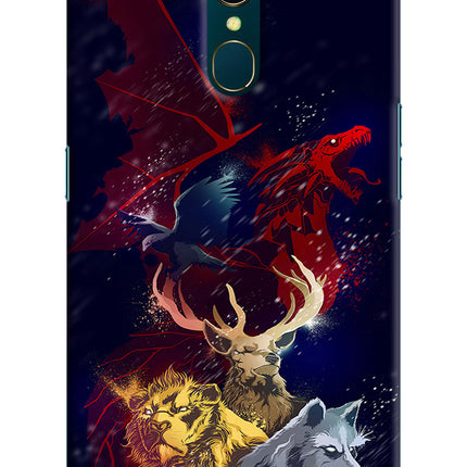 Game Of Thrones Oppo A9 Hard Case Back Cover by Casekaro
