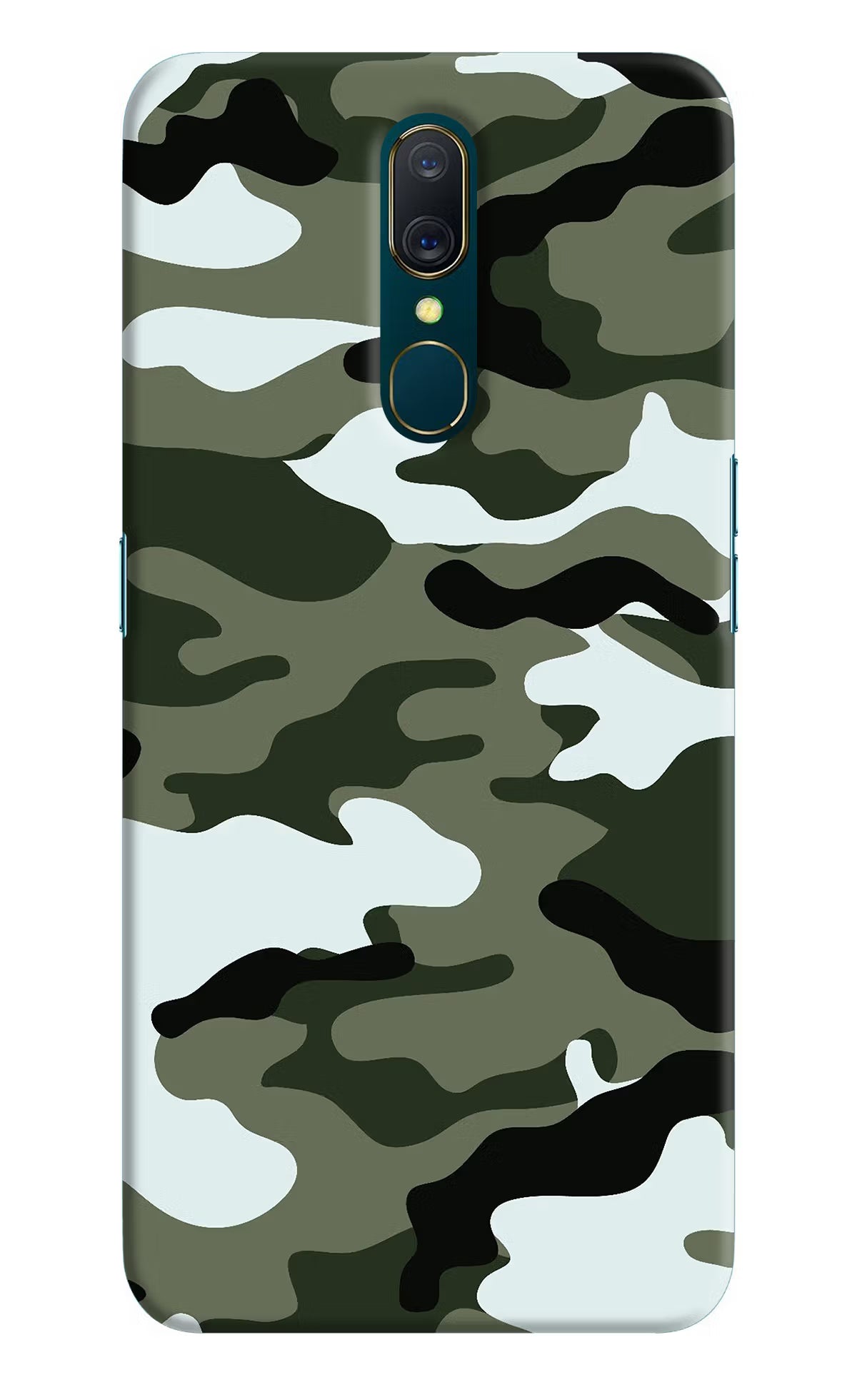Camouflage Oppo A9 Hard Case Back Cover by Casekaro