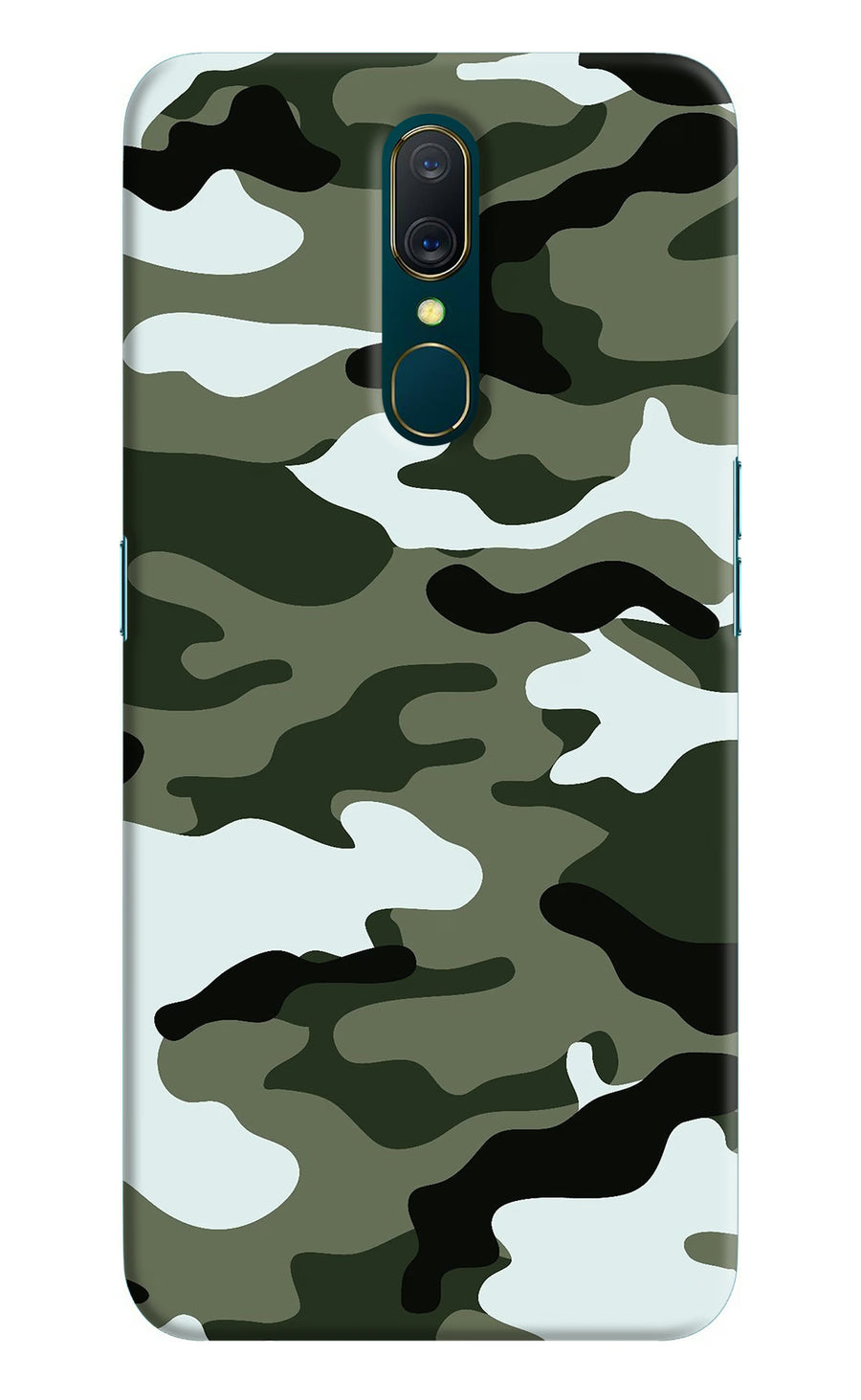 Camouflage Oppo A9 Back Cover, Hard case