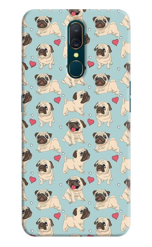 Pug Dog Oppo A9 Hard Case Back Cover by Casekaro