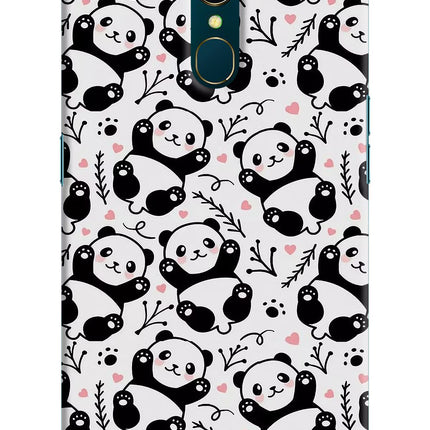 Cute Panda Oppo A9 Hard Case Back Cover by Casekaro