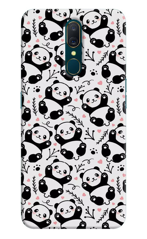 Cute Panda Oppo A9 Back Cover