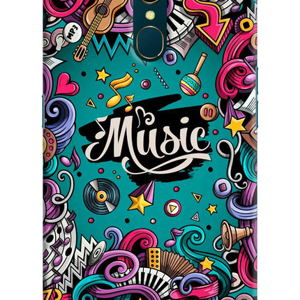 Music Graffiti Oppo A9 Hard Case Back Cover by Casekaro