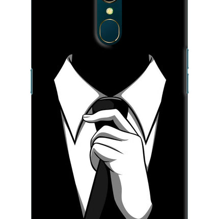 Black Tie Oppo A9 Hard Case Back Cover by Casekaro